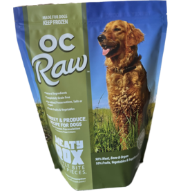 OC Raw Pet Food OC Raw Frozen Meaty Rox Dog Food | Turkey & Produce 3 lb (*Frozen Products for Local Delivery or In-Store Pickup Only. *)