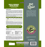 OC Raw Pet Food OC Raw Freeze Dried Sliders Dog Food | Duck & Produce 14 oz