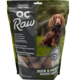 OC Raw Pet Food OC Raw Freeze Dried Sliders Dog Food | Duck & Produce 14 oz