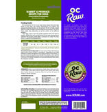 OC Raw Pet Food OC Raw Freeze Dried Sliders Dog Food | Rabbit & Produce 14 oz