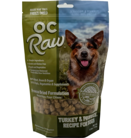 OC Raw Pet Food OC Raw Freeze Dried Rox Dog Food | Turkey & Produce 5.5 oz