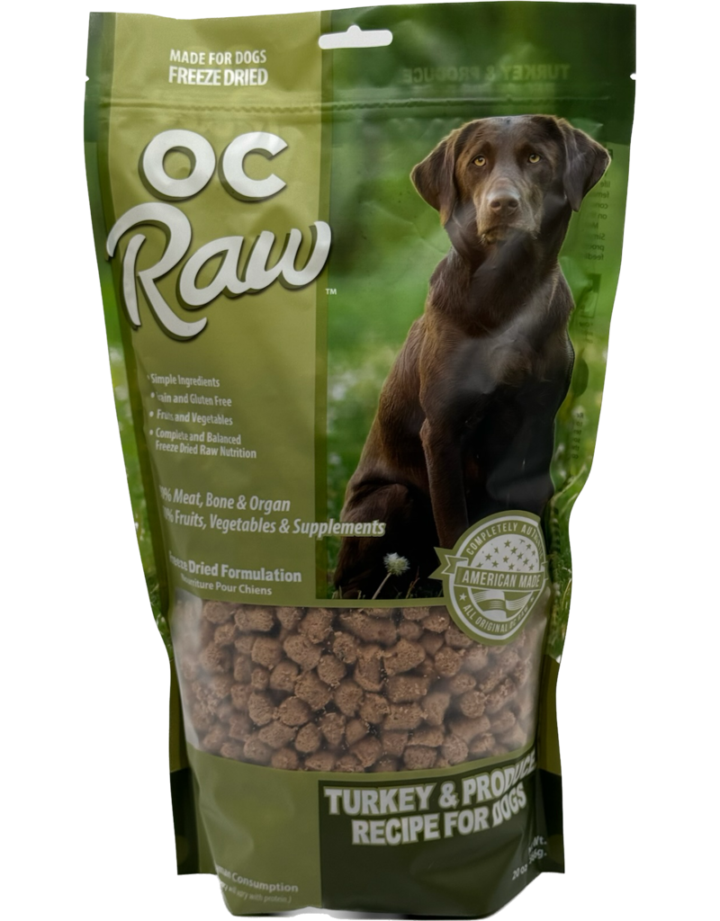 OC Raw Pet Food OC Raw Freeze Dried Rox Dog Food | Turkey & Produce 20 oz