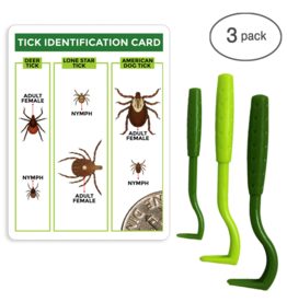 TickCheck TickCheck | Tick Remover Twisters 3 pk with ID Card