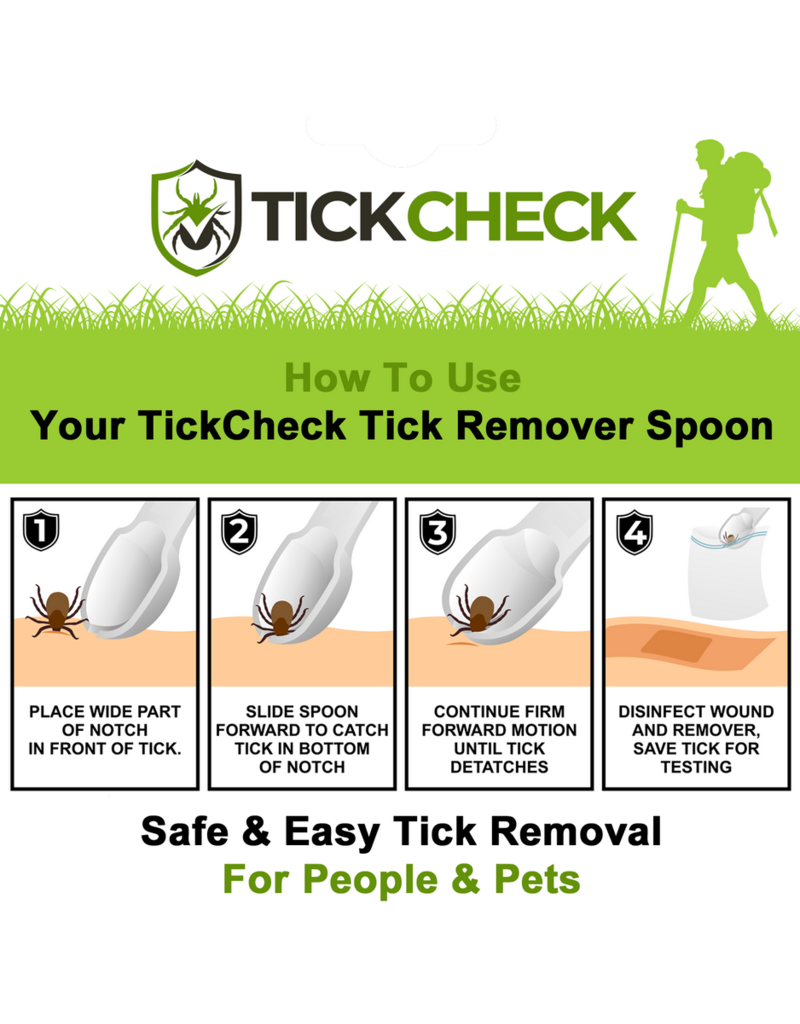 TickCheck TickCheck | Tick Remover Spoons 3 pk with ID Card