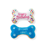 Pet Shop Pet Shop Fringe Studio Plush Dog Toy | Birthday Bones 2 pk