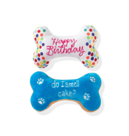 Pet Shop Pet Shop Fringe Studio Plush Dog Toy | Birthday Bones 2 pk