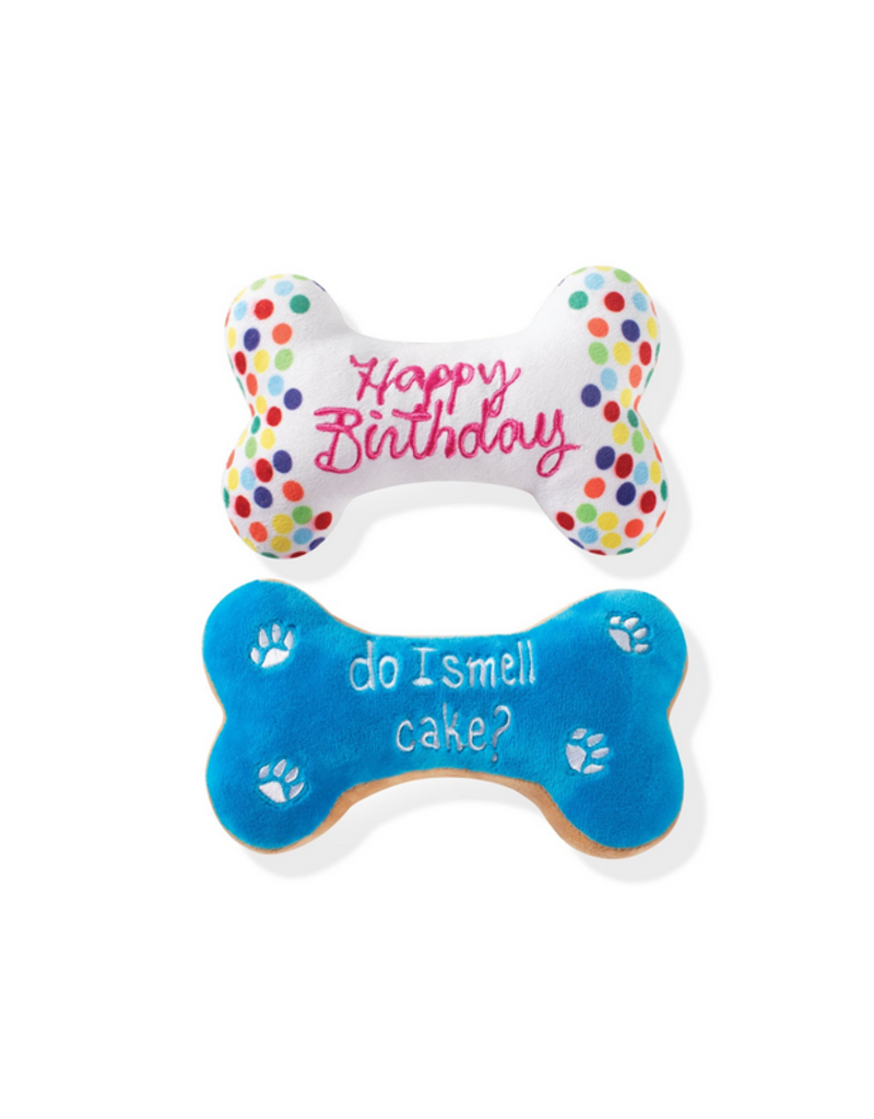 Pet Shop Pet Shop Fringe Studio Plush Dog Toy | Birthday Bones 2 pk