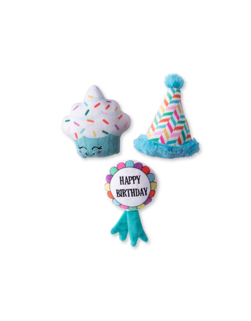 Pet Shop Pet Shop Fringe Studio Plush Dog Toy | Happy Bark-Day 3 pk