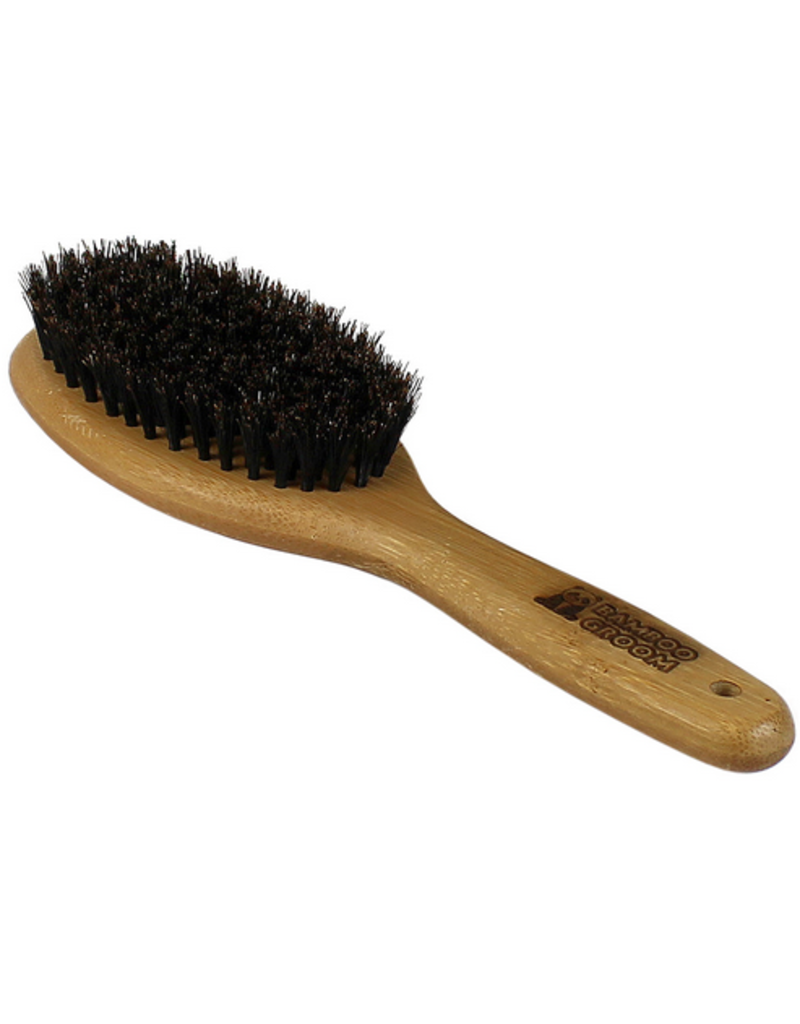 Bamboo Groom Bamboo Groom | Large Oval Bristle Brush with Natural Boar Bristles