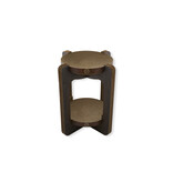 Necoichi Necoichi Cat Scratcher | Cozy Double Tower Dark Cherry