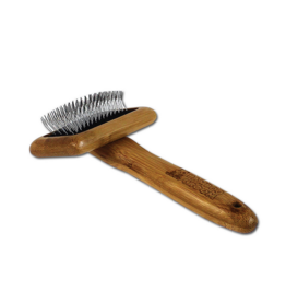 Bamboo Groom Bamboo Groom | Small Slicker Brush with Stainless Steel Pins