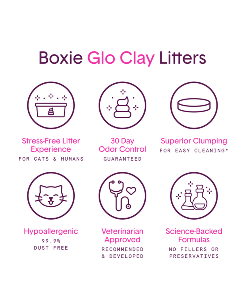 BoxieCat BoxieCat Litter | GLO Attract Clay Clumping 40 lb (* Litter 12 lbs or More for Local Delivery or In-Store Pickup Only. *)