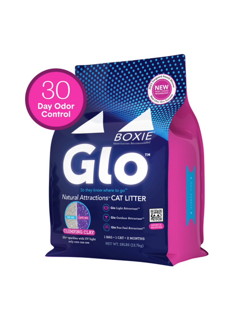 BoxieCat BoxieCat Litter | GLO Attract Clay Clumping Flexbox Bag 28 lb (* Litter 12 lbs or More for Local Delivery or In-Store Pickup Only. *)