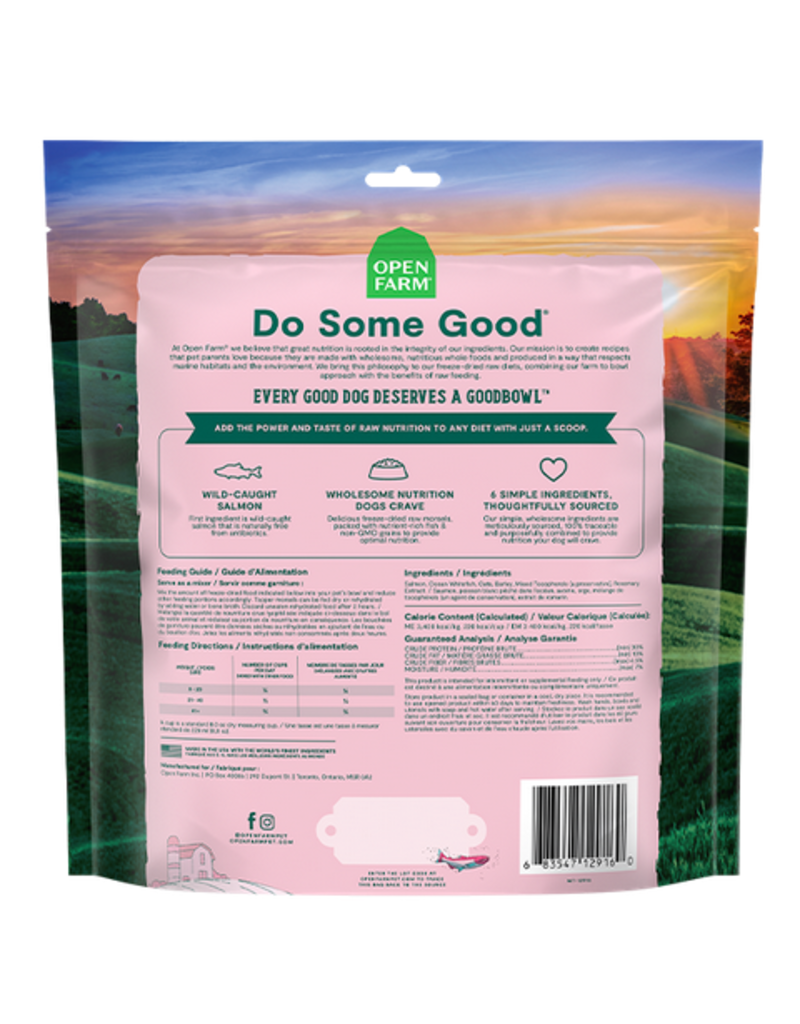 Open Farm Open Farm Goodbowl Freeze Dried | Wild Caught Salmon Recipe for Dogs 8 oz