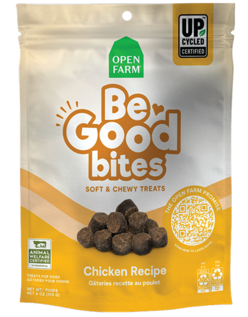 Open Farm Open Farm Be Good Bites Dog Treats | Soft & Chewy Chicken Recipe 6 oz