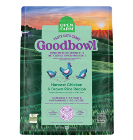Open Farm z Open Farm Oven Baked Cat Kibble | Goodbowl Harvest Chicken & Brown Rice Recipe 3 lb