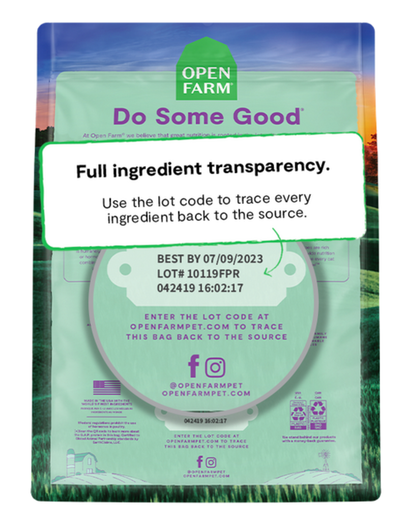 Open Farm z Open Farm Oven Baked Cat Kibble | Goodbowl Harvest Chicken & Brown Rice Recipe 7 lb