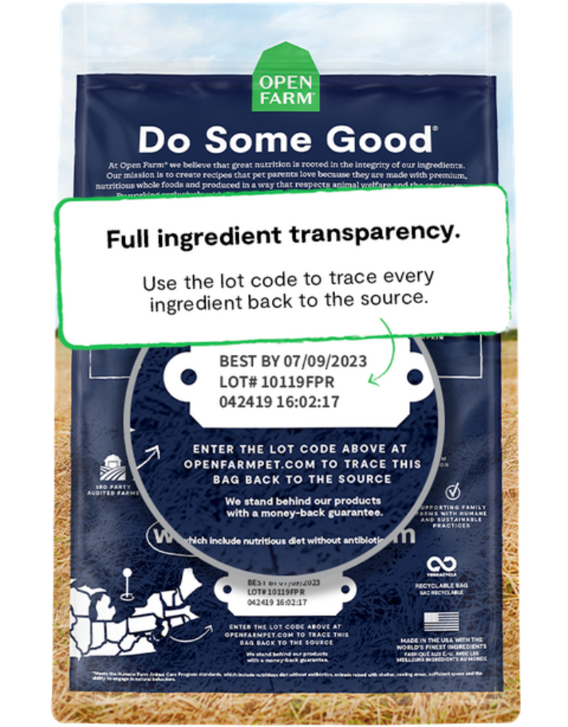 Open Farm Open Farm Grain Free Dog Kibble | New Zealand Venison Recipe 4 lb