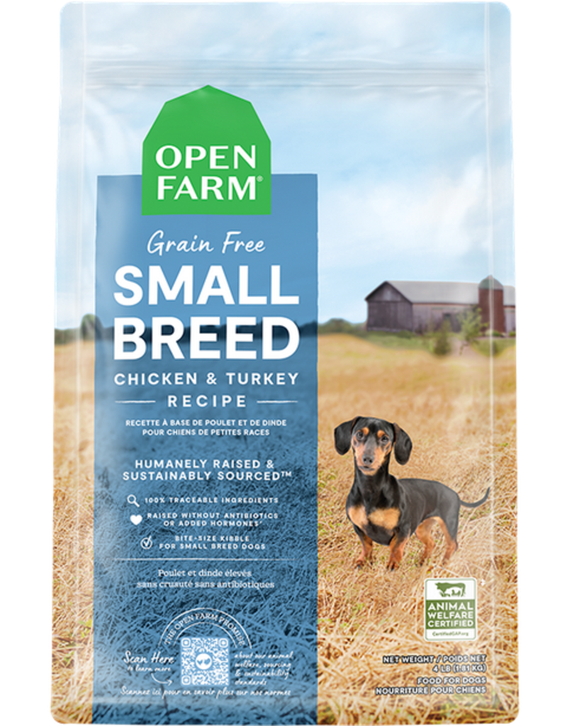 Open Farm Open Farm Grain Free Dog Kibble | Small Breed Chicken & Turkey Recipe 4 lb