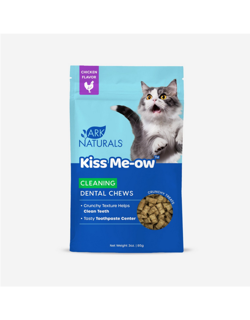 Ark Naturals Ark Naturals Dental Treats | Kiss Me-ow  Cleaning Crunchy Chicken Treats for Cats 3 oz