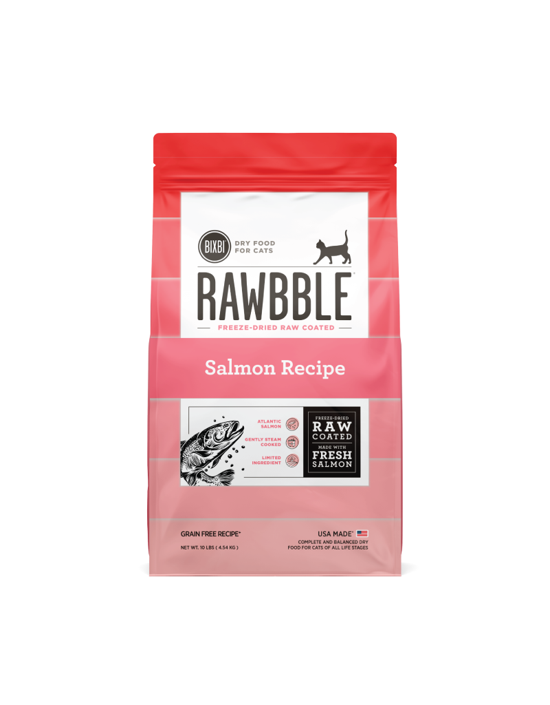 Bixbi z Bixbi Rawbble Cat Kibble | Salmon Recipe 10 lb
