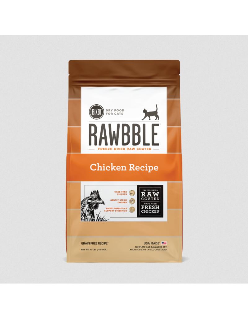 Bixbi z Bixbi Rawbble Cat Kibble | Chicken Recipe 3 lb