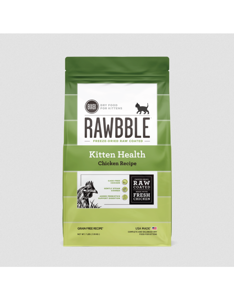 Bixbi z Bixbi Rawbble Cat Kibble | Kitten Chicken Recipe 2.5 lb