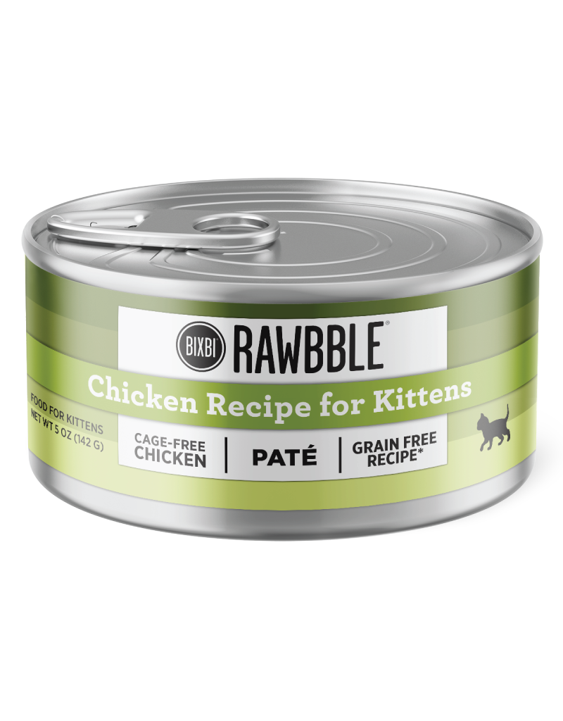 Bixbi Bixbi Rawbble Canned Cat Food | Kitten Chicken Pate 5 oz single