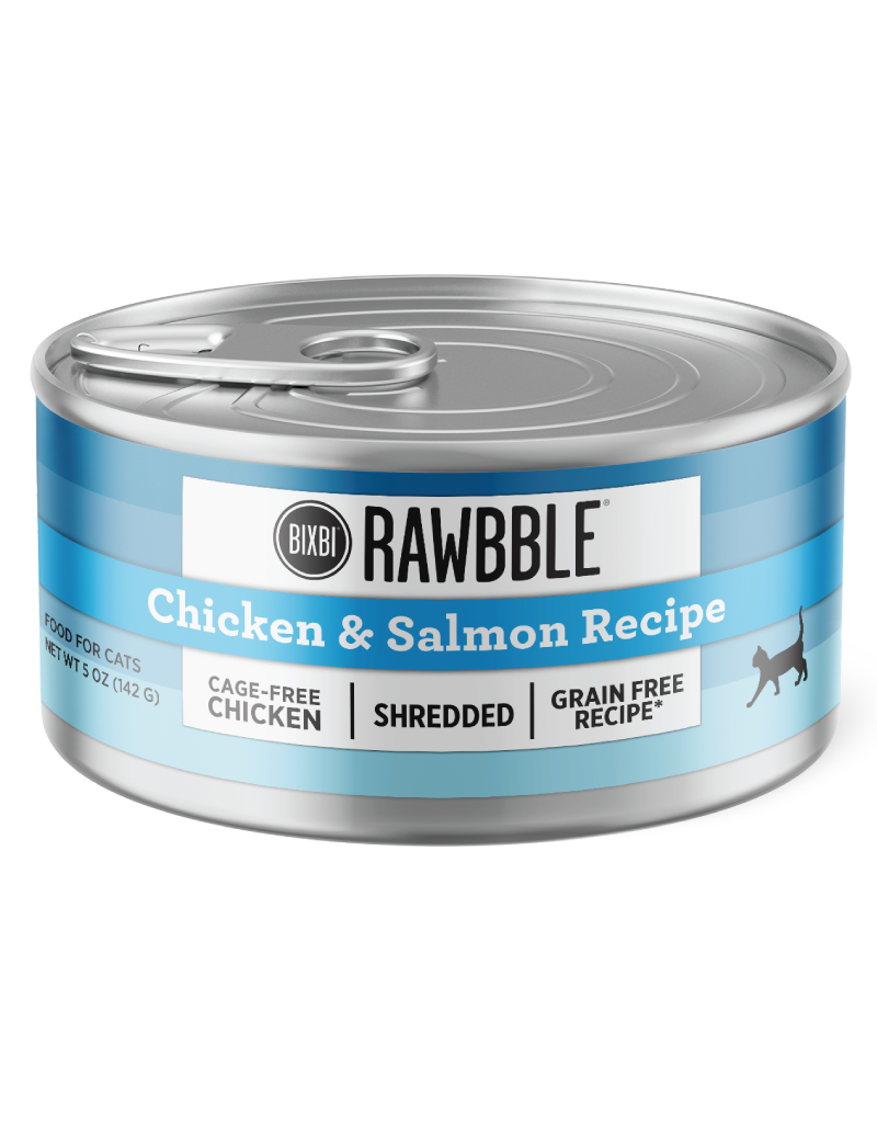 Bixbi Bixbi Rawbble Canned Cat Food | Chicken with Salmon Shreds 5 oz single