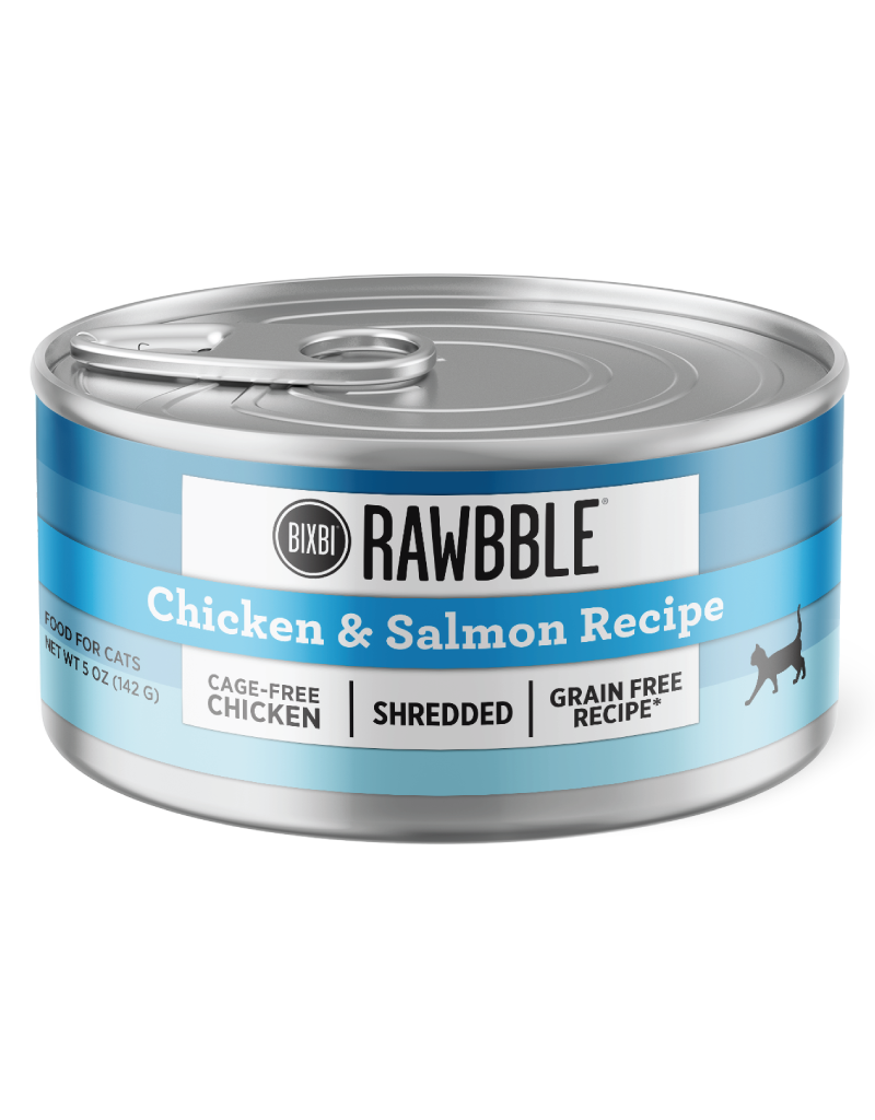 Bixbi Bixbi Rawbble Canned Cat Food | Chicken with Salmon Shreds 5 oz CASE/24