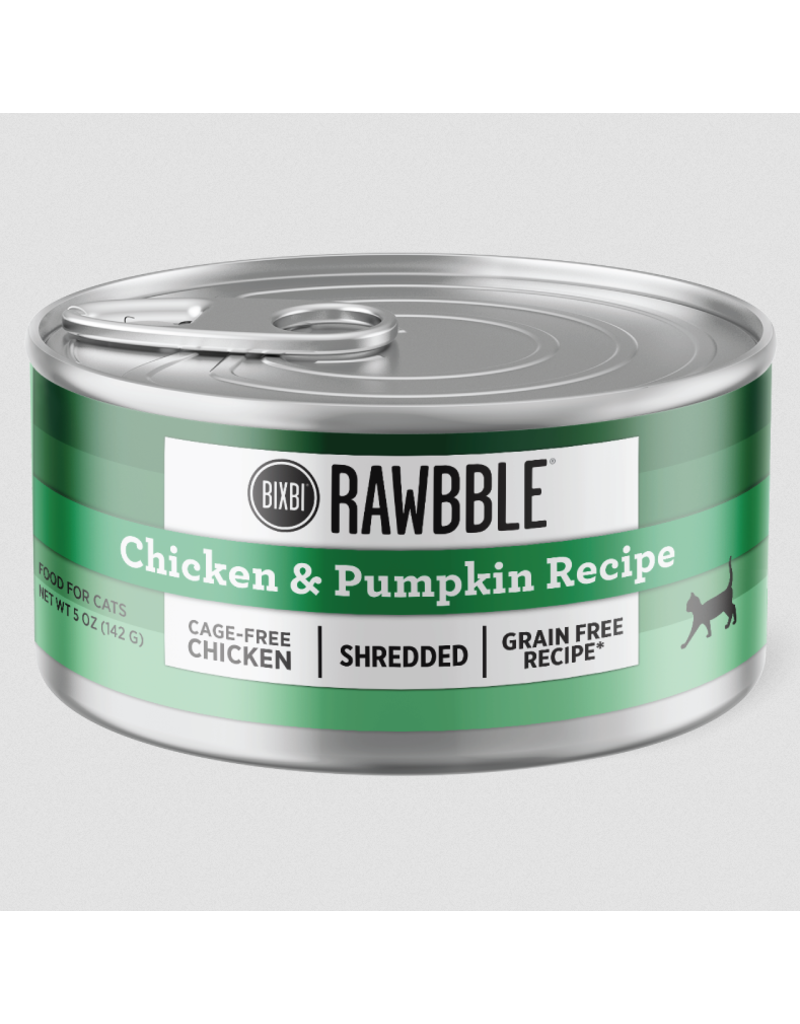 Bixbi Bixbi Rawbble Canned Cat Food | Chicken with Pumpkin Shreds 5 oz single