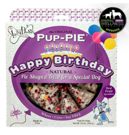 Lazy Dog Cookie Co. Lazy Dog Pup-PIE Dog Treats | Happy Birthday 5 oz