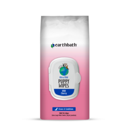 Earthbath DISC/M Earthbath Dog Grooming Wipes | Puppy Wipes Wild Cherry 30 ct