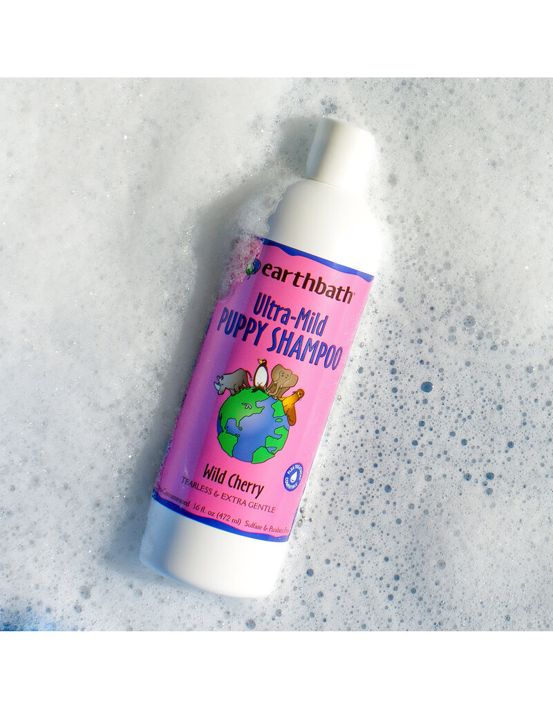 Earthbath Wild Cherry Puppy Shampoo Tearless Mild 16 fl oz The Pet Beastro