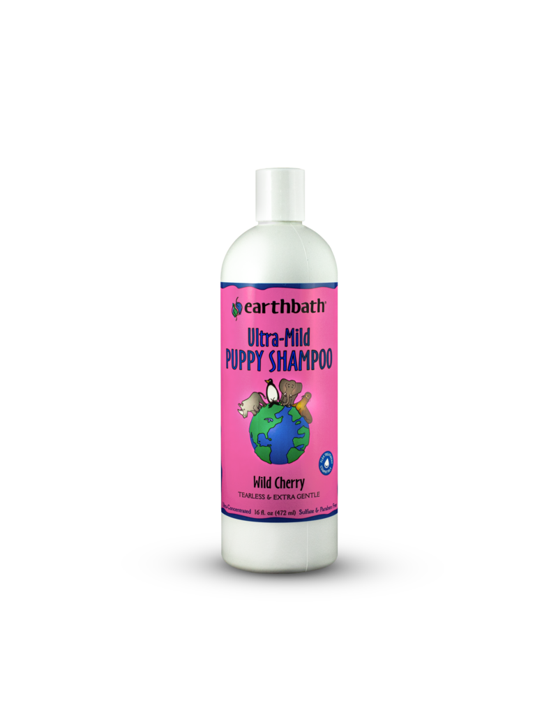 Earthbath Wild Cherry Puppy Shampoo Tearless Mild 16 fl oz The Pet Beastro