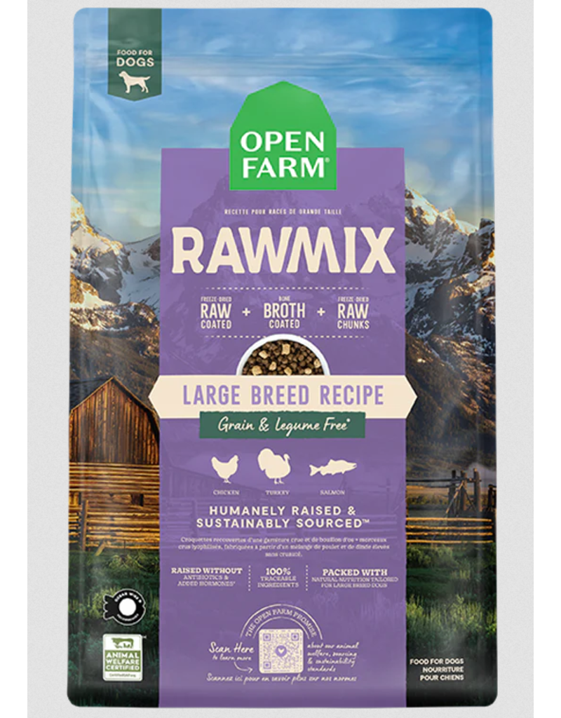 Open Farm Open Farm RawMix Dog Kibble | Grain Free Large Breed Recipe 20 lb