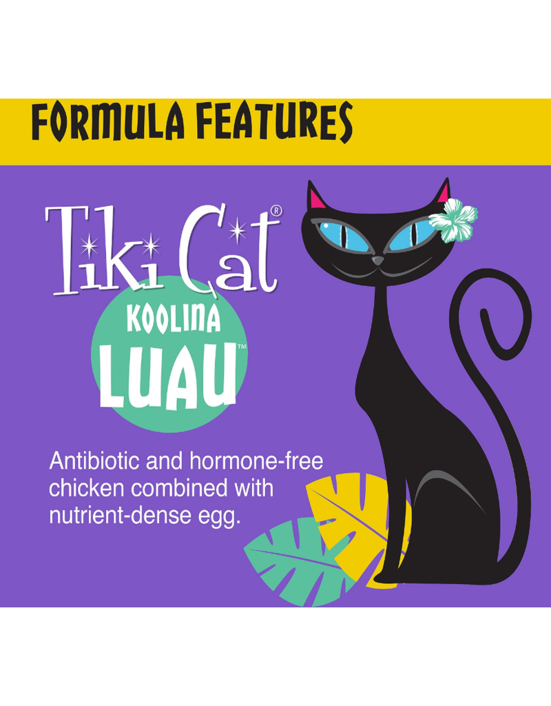 Tiki Cat Canned Cat Food | Luau Koolina Luau Chicken & Egg Recipe 10 oz CASE/4