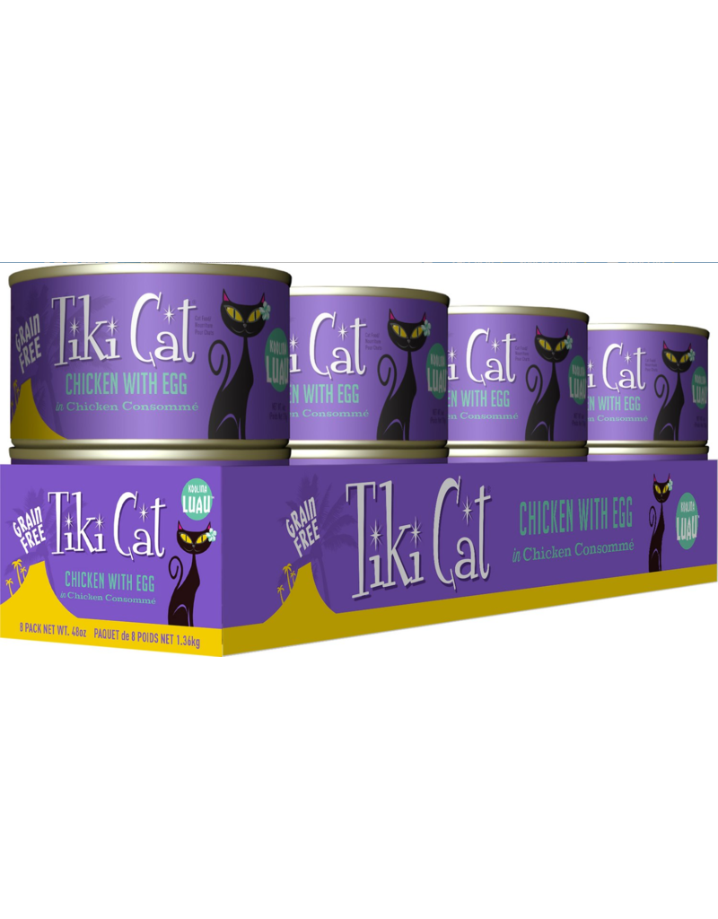 Tiki Cat Canned Cat Food | Luau Koolina Luau Chicken & Egg Recipe 10 oz CASE/4