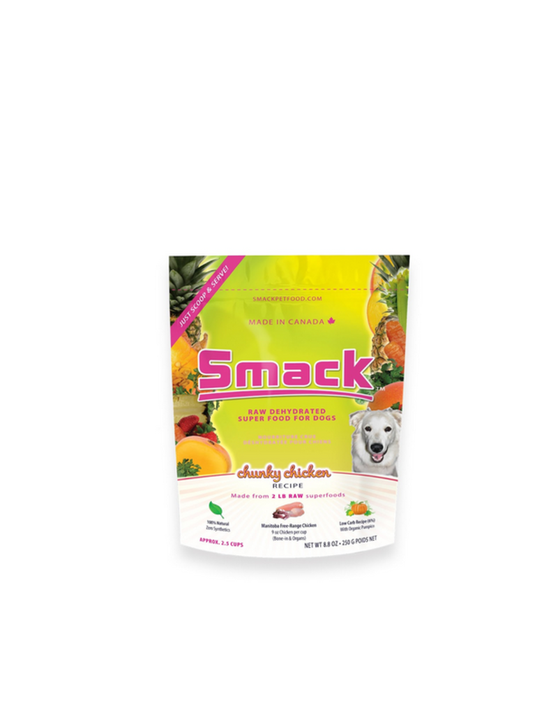 Smack Smack Pet Food Dehydrated for Dogs | Chunky Chicken 8.8 oz