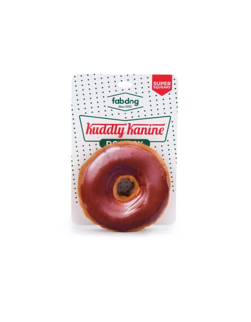 fabdog Fab Dog Plush Toys | Fast Foodies Kuddly Kanine Donut