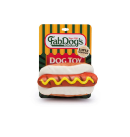 fabdog Fab Dog Plush Toys | Fast Foodies Famous Hot Dog