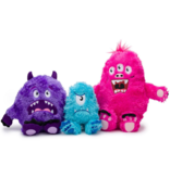 fabdog Fab Dog Plush Toys | Fluffy Hot Pink Monster