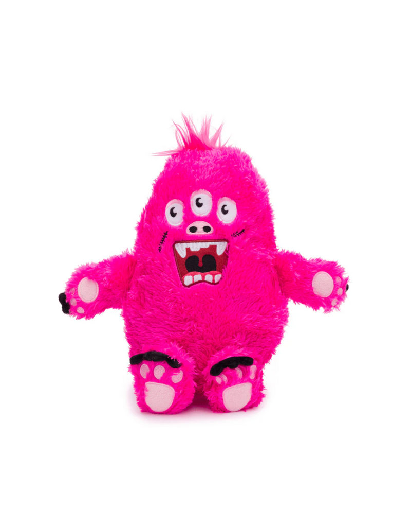 fabdog Fab Dog Plush Toys | Fluffy Hot Pink Monster