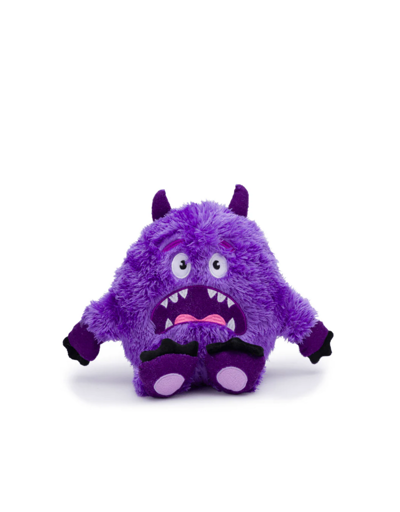 fabdog Fab Dog Plush Toys | Fluffy Purple Monster