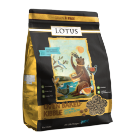 Lotus Natural Pet Food z Lotus Oven Baked Cat  Kibble | Grain Free Chicken Recipe 5 lb