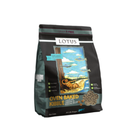 Lotus Natural Pet Food DISC/D Lotus Oven Baked Cat  Kibble | Grain Free Sardine & Herring Recipe 2.2 lb