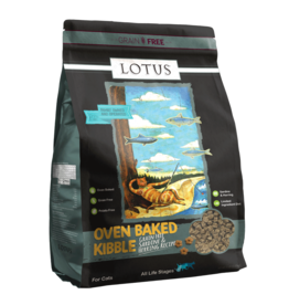 Lotus Natural Pet Food z Lotus Oven Baked Cat  Kibble | Grain Free Sardine & Herring Recipe 5 lb