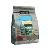 Lotus Natural Pet Food Lotus Oven Baked Dog  Kibble | Grain Free Small Bites Sardine & Herring Recipe 4 lb