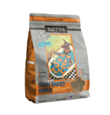 Lotus Natural Pet Food Lotus Oven Baked Dog  Kibble | Grain Free Small Bites Duck & Cassava Recipe 4 lb