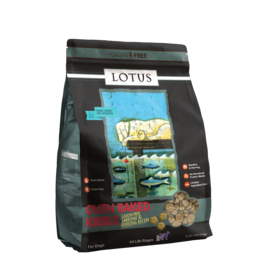 Lotus Natural Pet Food Lotus Oven Baked Dog  Kibble | Grain Free Sardine & Herring Recipe 4 lb